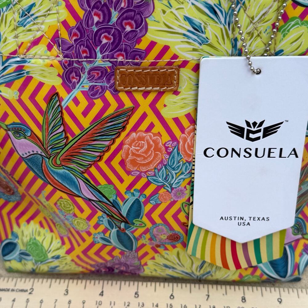 Consuela grab and go mini bag discontinued hummingbird pattern - Picture 2 of 9